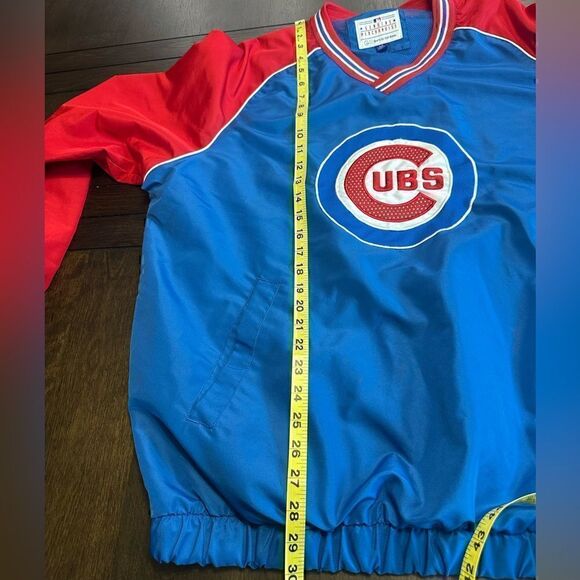 MLB Genuine Mens Large Sports by Carl Banks Chicago Cubs Windbreaker - Picture 6 of 7